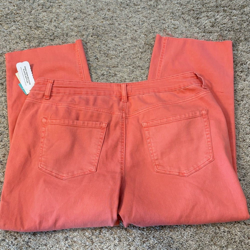 Maurices Coral Cropped Straight Jeans 12 Short NWT - Picture 3 of 11